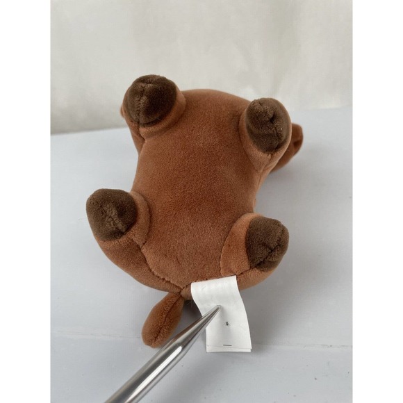 Snug a Babies SOFT Small Brown & Gold Puppy Unicorn plush EXCELLENT CONDITION - Picture 9 of 10